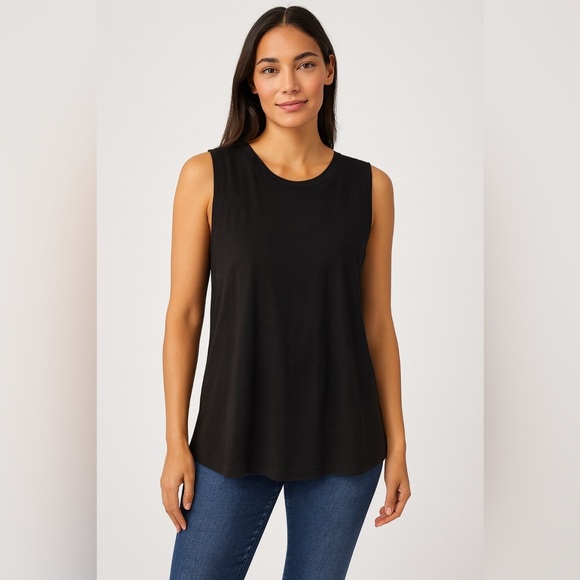 Caslon • NWT Black Sleeveless Tank Top - Picture 1 of 2